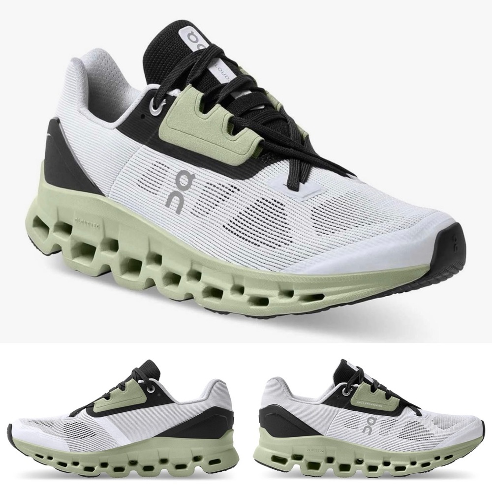 ✅SOLD✅ On Cloudstratus 2 Women’s Running Shoe  | White/Black/Moss US 8 $190